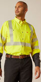 FR Hi-Vis Work Shirt Front